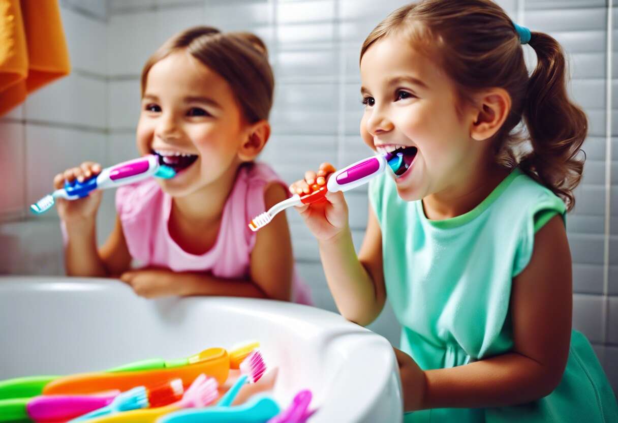 Enfants et hygiène buccale : initiation ludique avec une brosse à dents électrique adaptée