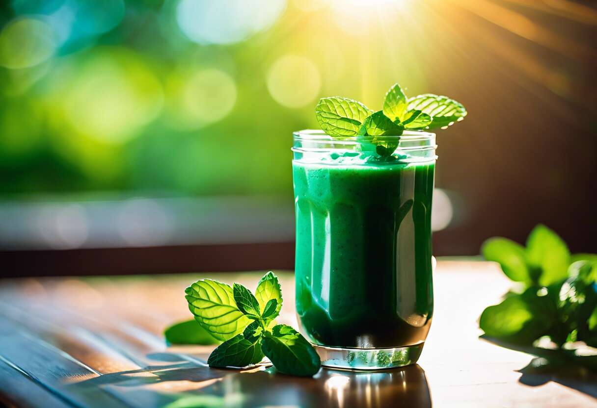 Spiruline en smoothie : intégrer cette super algue dans vos boissons quotidiennes