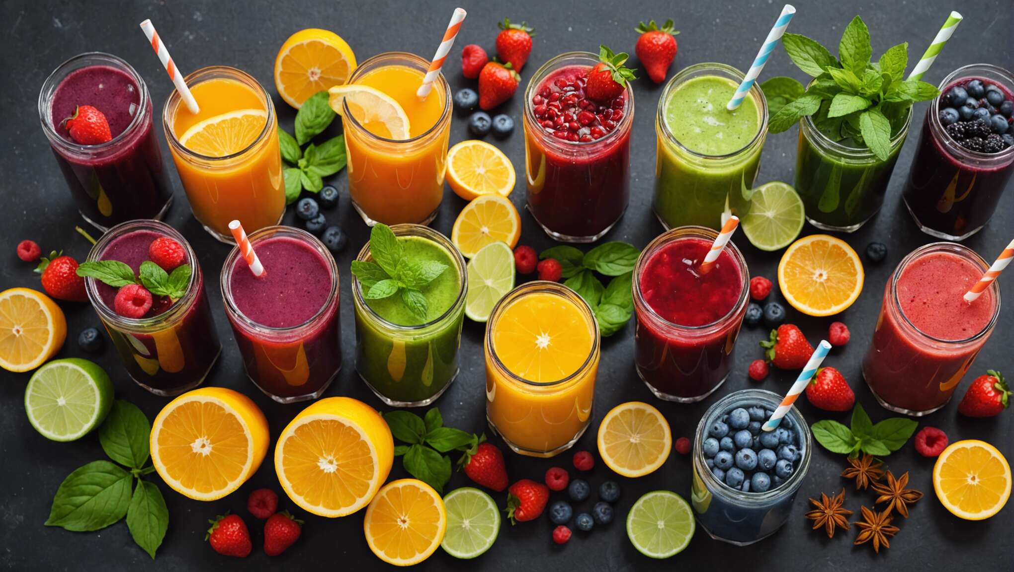 Recettes spéciales : smoothies, eaux et thés detox complémentaires