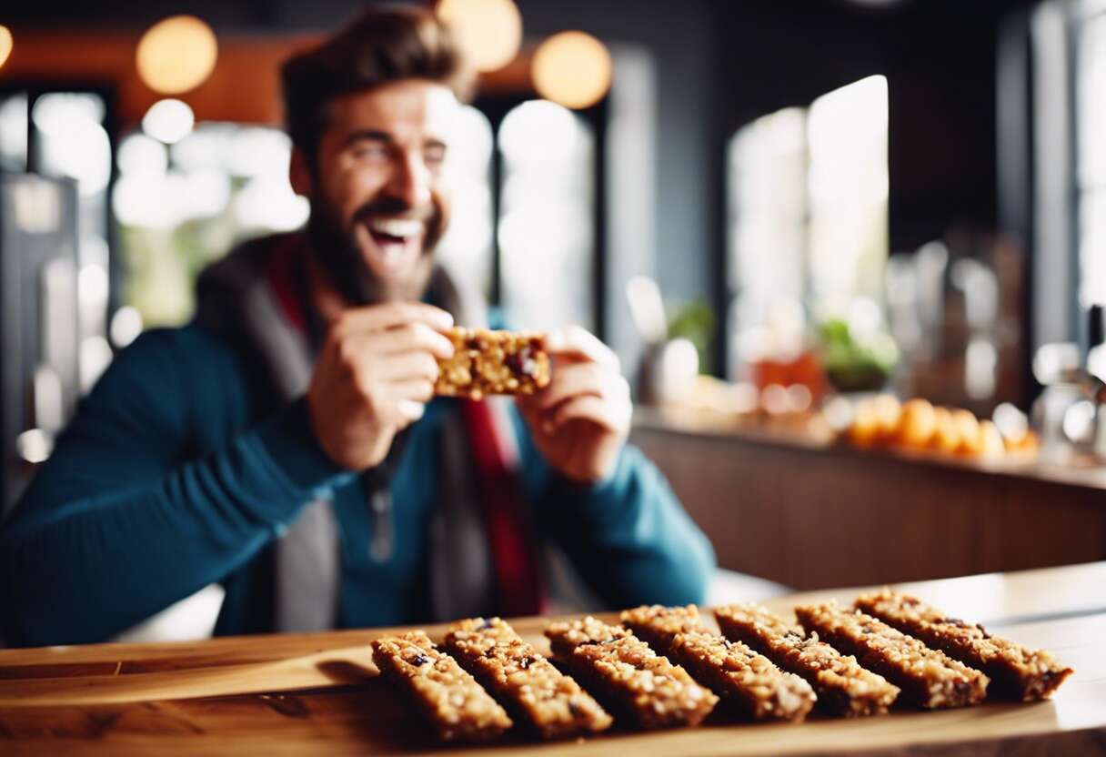 Snacks sportifs : top 5 des barres énergétiques faibles en sucre