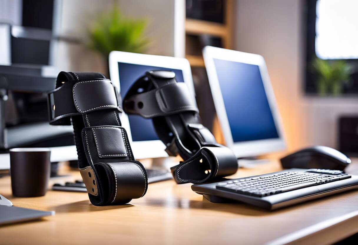Les différents types d'attelles de poignet pour le bureau