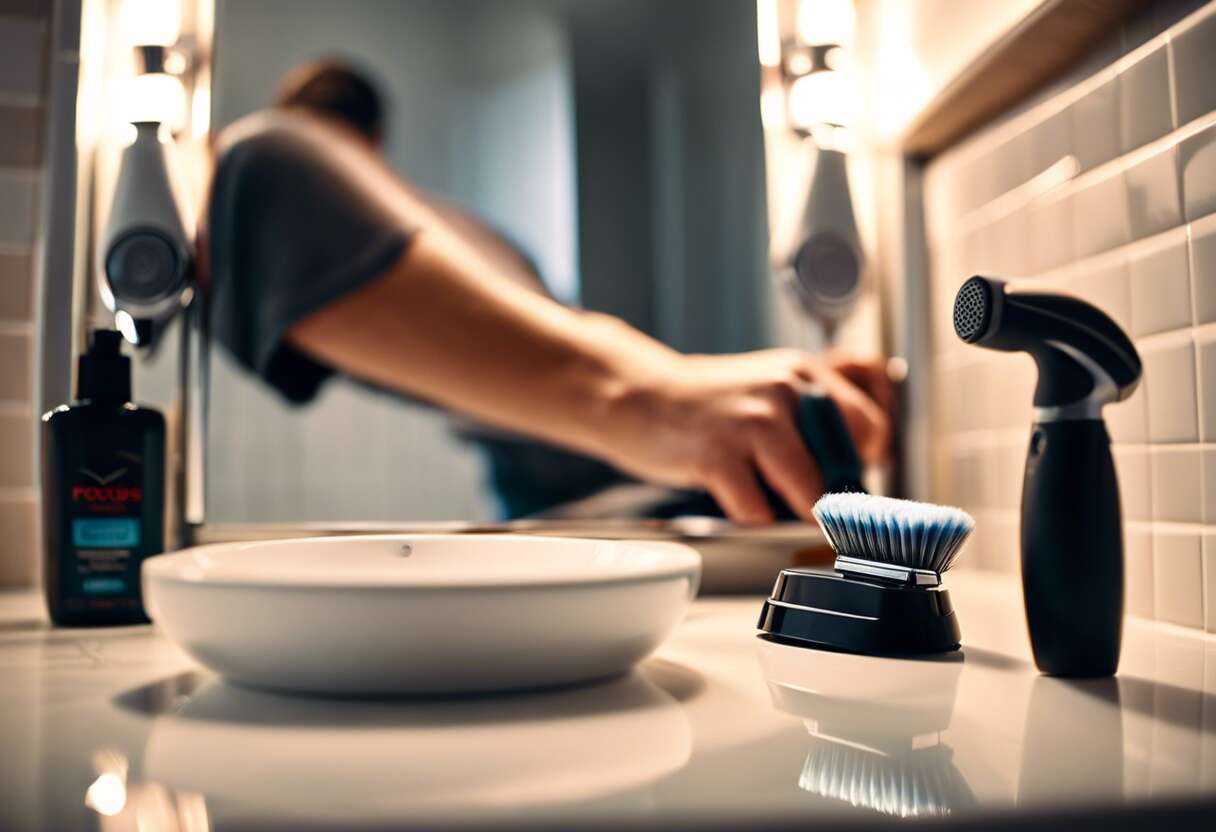 Le nettoyage quotidien : gestes simples pour un rasoir impeccable