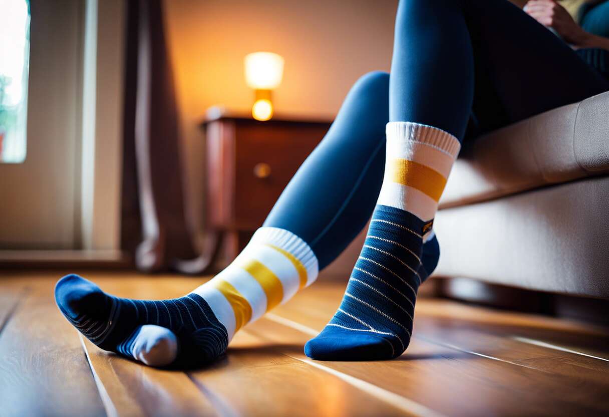 Chaussettes de compression : confort et légèreté pour vos journées chargées