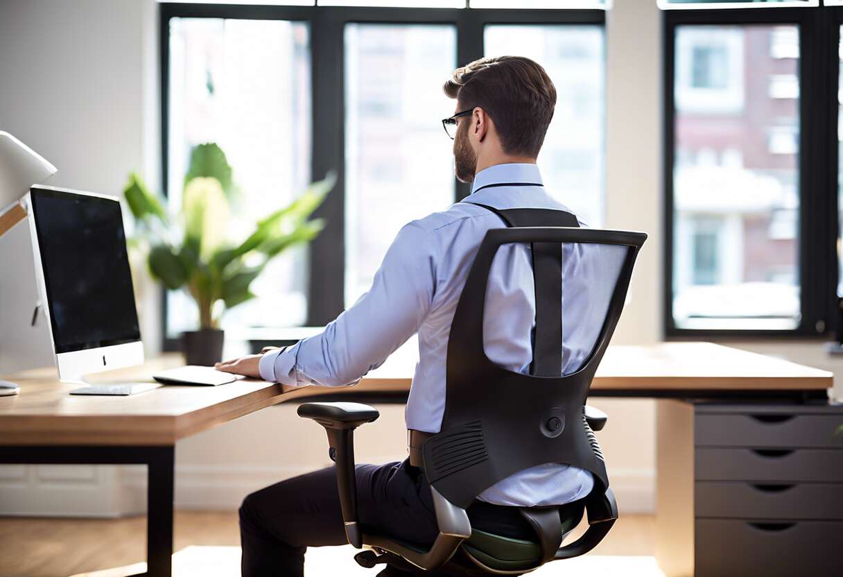 Optimiser sa posture au travail : les meilleurs supports dorsaux