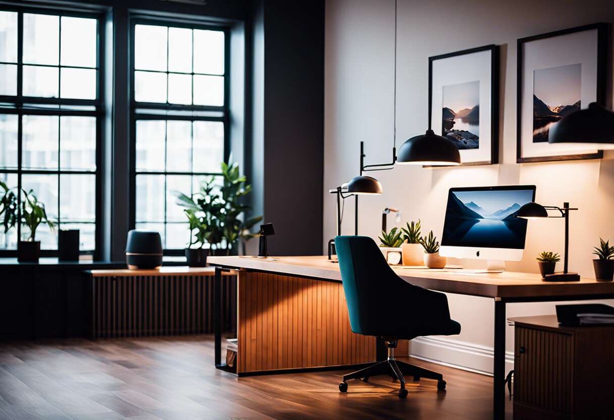Bien-être au bureau : sélection de lampes d'ambiance pour un espace de travail zen