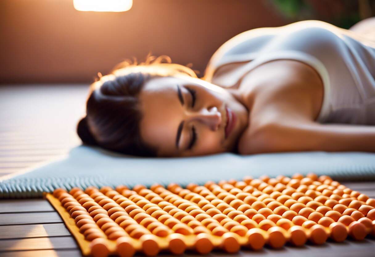 Comment les tapis d'acupression favorisent une bonne posture ?