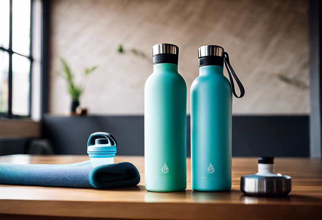 S'hydrater avec style : bouteilles d'eau design pour yogis