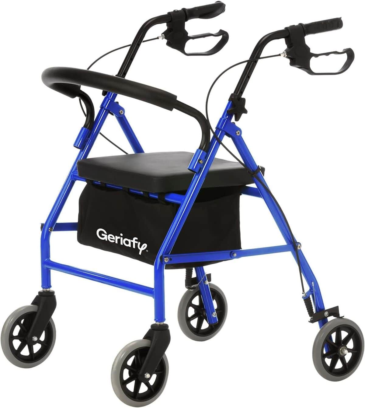 Test du déambulateur pliable Geriafy 4 roues en aluminium