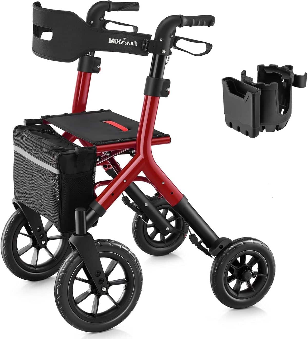 Test déambulateur Maxwalk Rollator tout terrain W 12