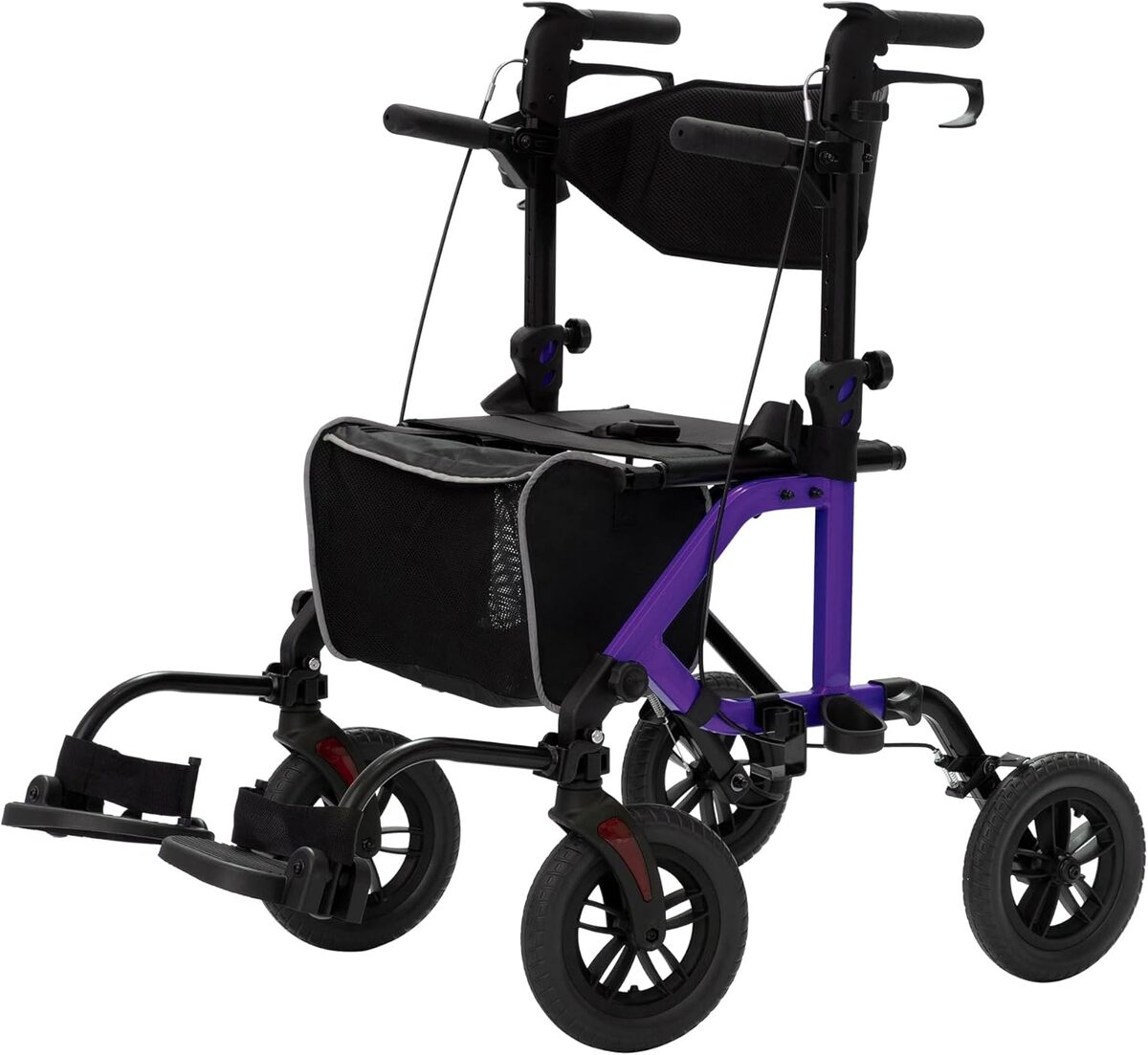 Test du déambulateur pliable Elenker tout-terrain 2 en 1