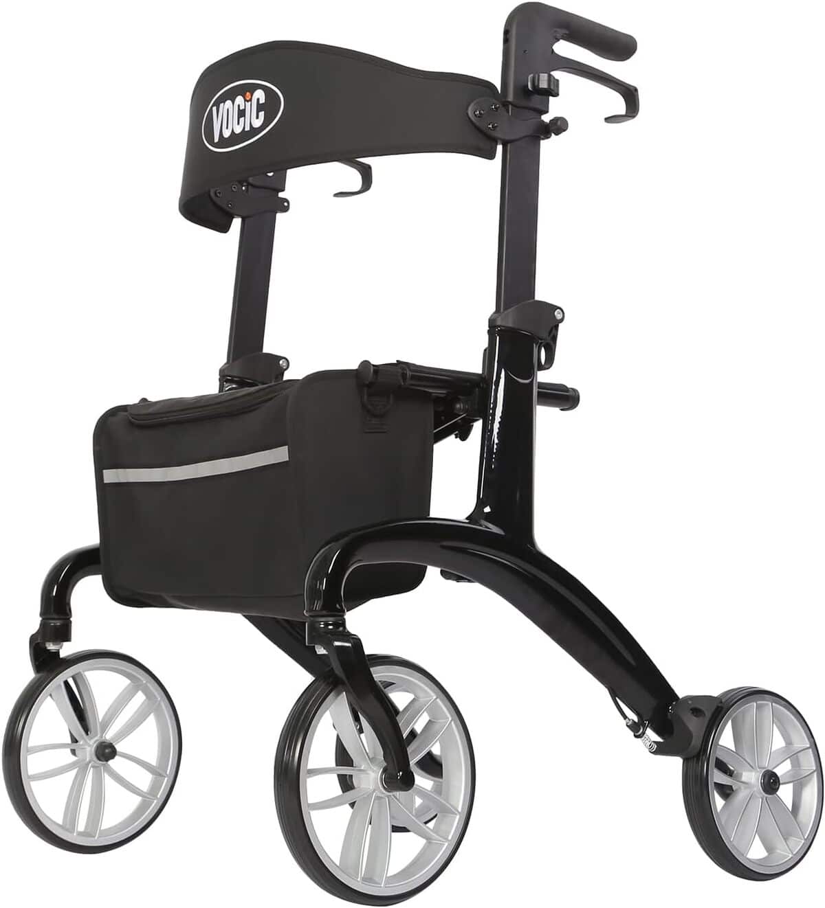Test du déambulateur pliable VOCIC Carbone 4 roues : légèreté et praticité