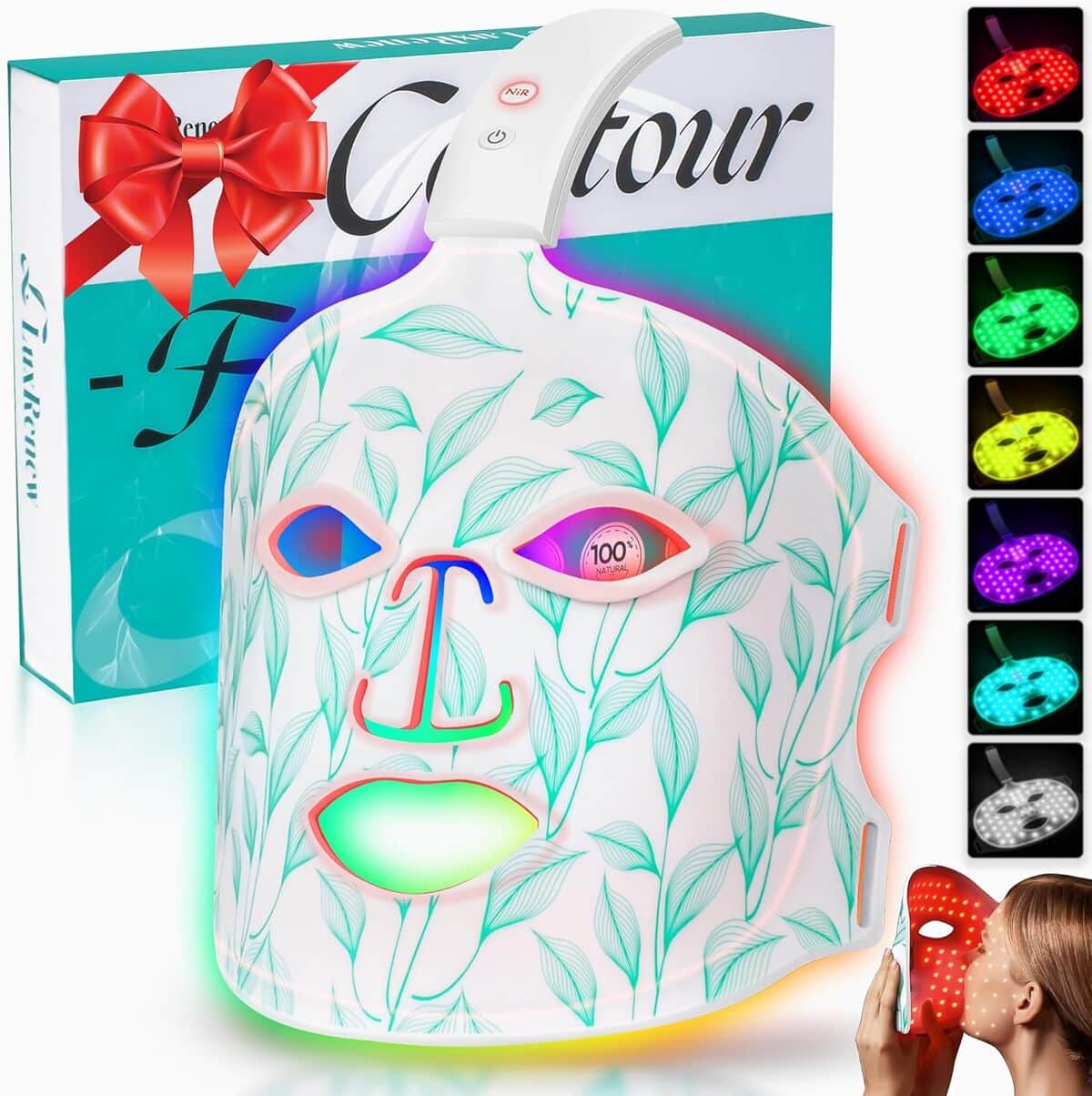 Test : masque contour à DEL 850 LED de thérapie lumineuse