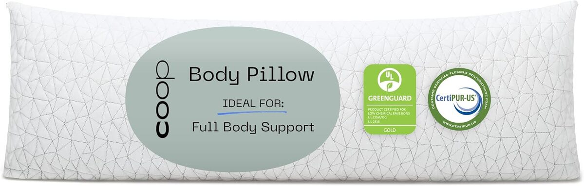 Test : oreiller de corps Coop Home Goods en mousse mémoire