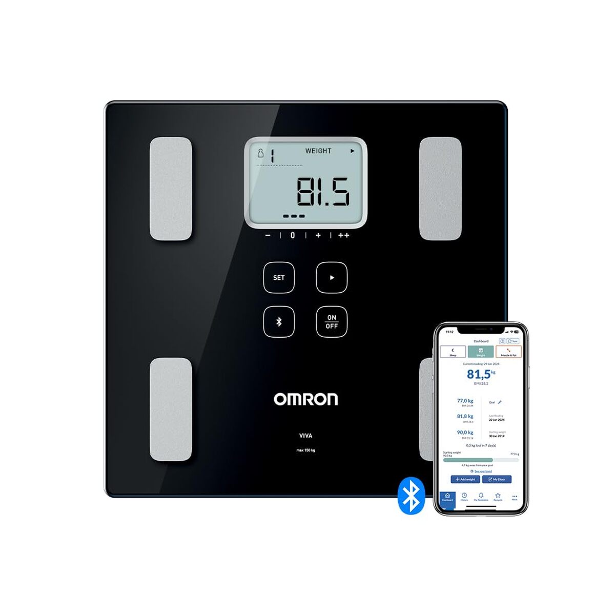 Test : pèse-personne intelligent Omron Viva Bluetooth, suivez votre composition corporelle