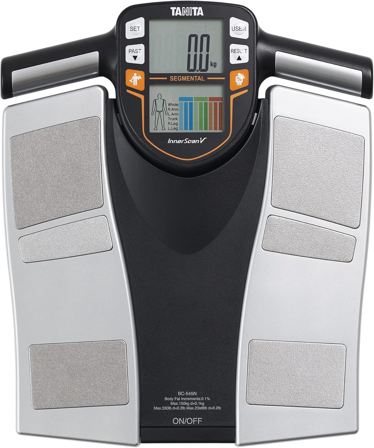 Test : tanita BC-545N, précision et analyse segmentaire