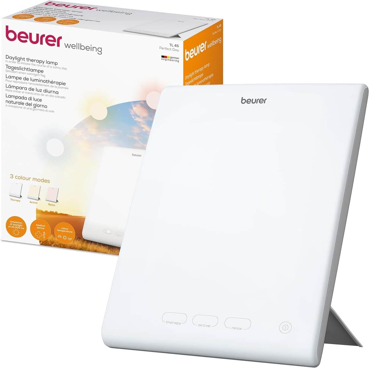 Test de la lampe Beurer TL 45 Perfect Day : lumière du jour et 3 températures de couleur