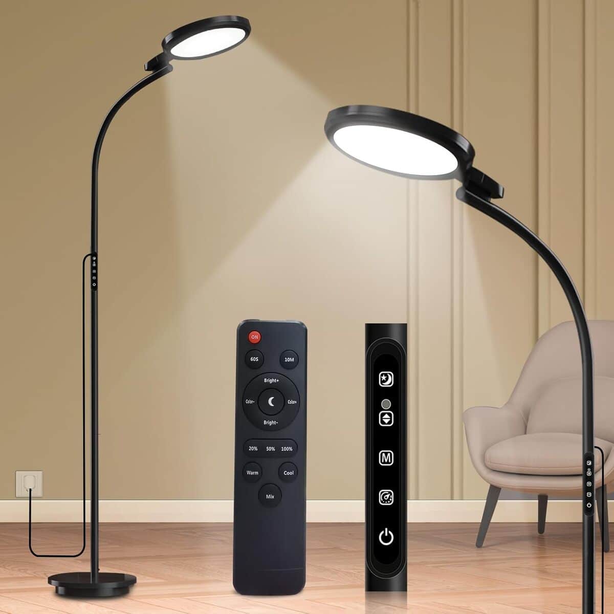 Test de la lampe de luminothérapie 10 000 lux éta24 noire