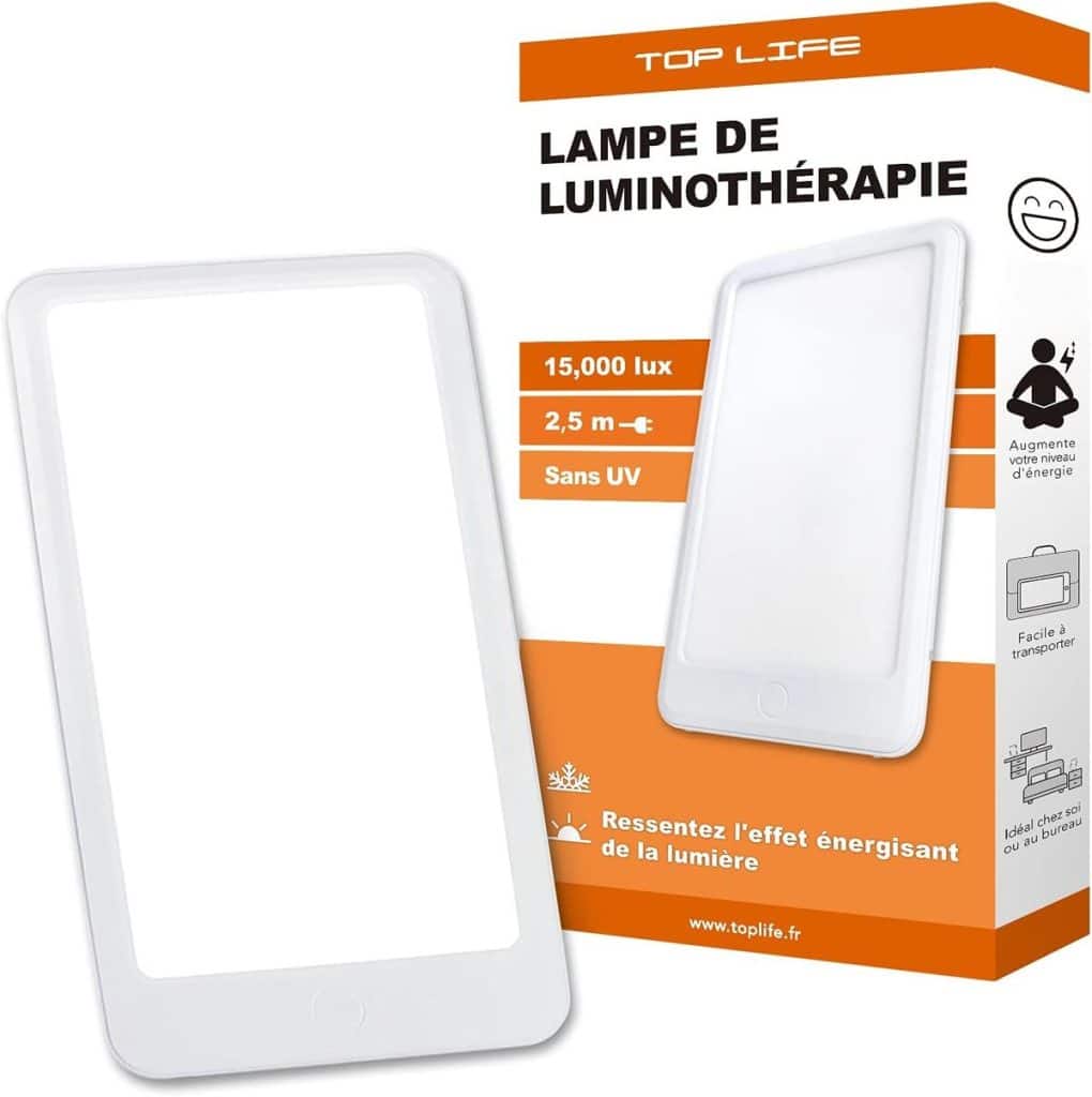 Test lampe de luminothérapie 15000 lux : lumière puissante pour le moral