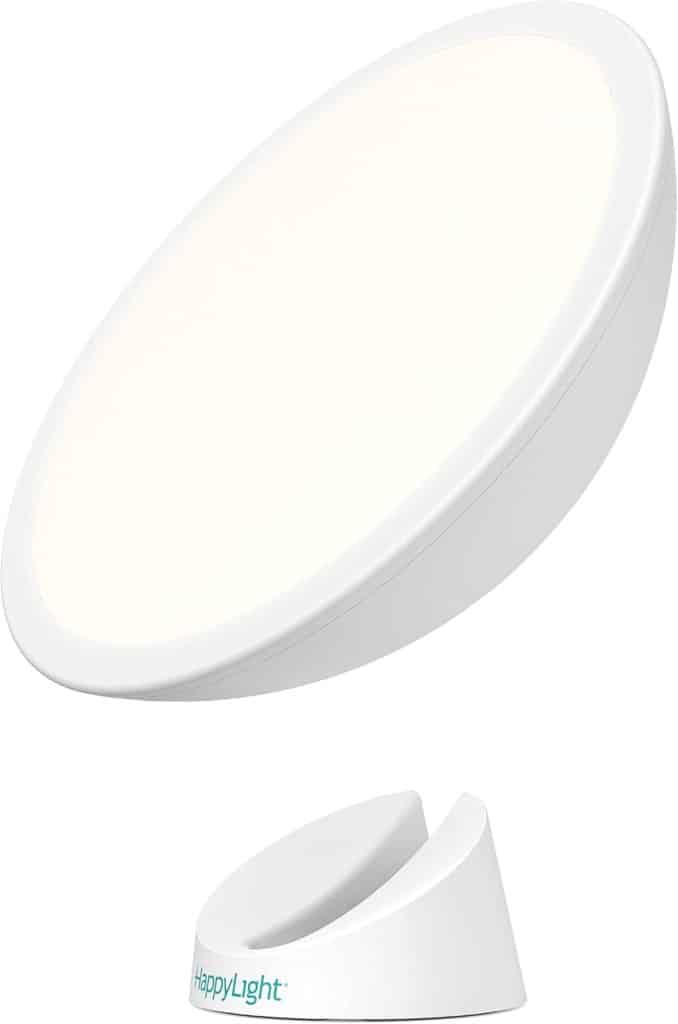 Test : verilux HappyLight Halo lampe de luminothérapie portable sans fil