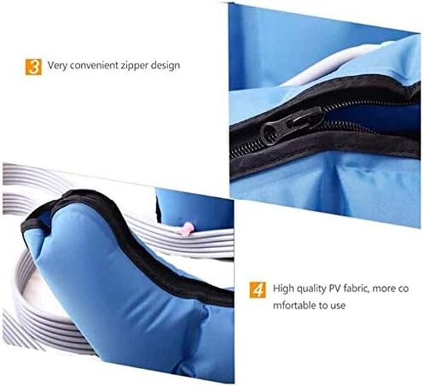 GLJY Masseur de Compression d'air électrique à 6 cavités pressothérapie Jambe Bras Taille Masseur Bottes de Compression Machine favoriser la Circulation Sanguine soulager la Fatigue de la Douleur