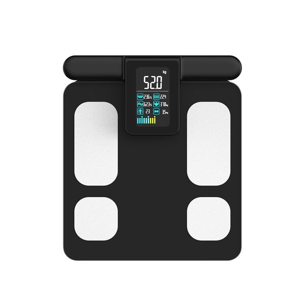 Pèse-personne numérique de qualité supérieure pour le poids et la graisse corporelle - 31 mesures - 8 capteurs - Détection automatique de l'utilisateur - Capacité jusqu'à 24 utilisations