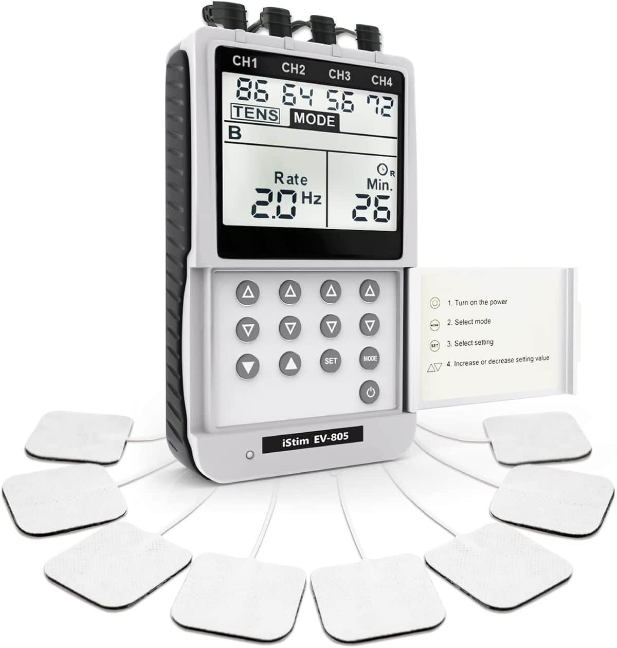 Test de l'électrostimulateur iStim EV-805 : soulagement et rééducation