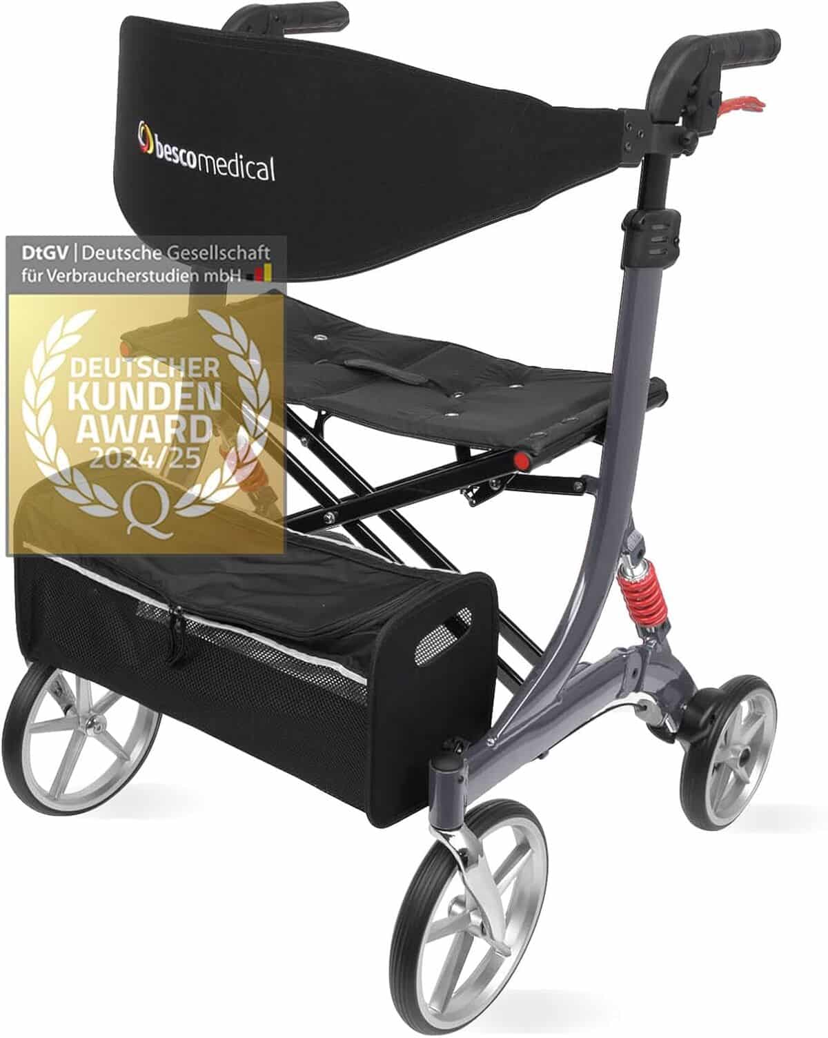 Test : déambulateur bescomedical SPRING XL, pliant et confortable