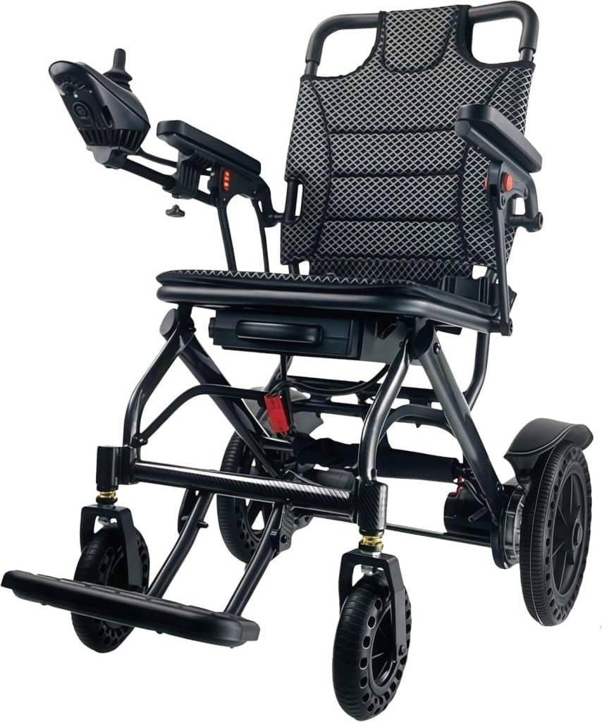 Test du fauteuil roulant ByteTecpeak : puissance 500 W, pliable et léger