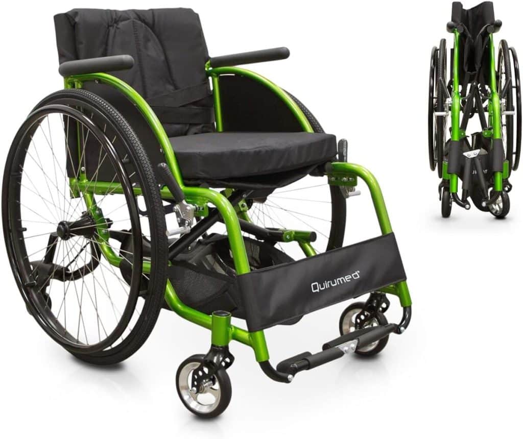 Test du fauteuil roulant de sport QUIRUMED : performance et confort