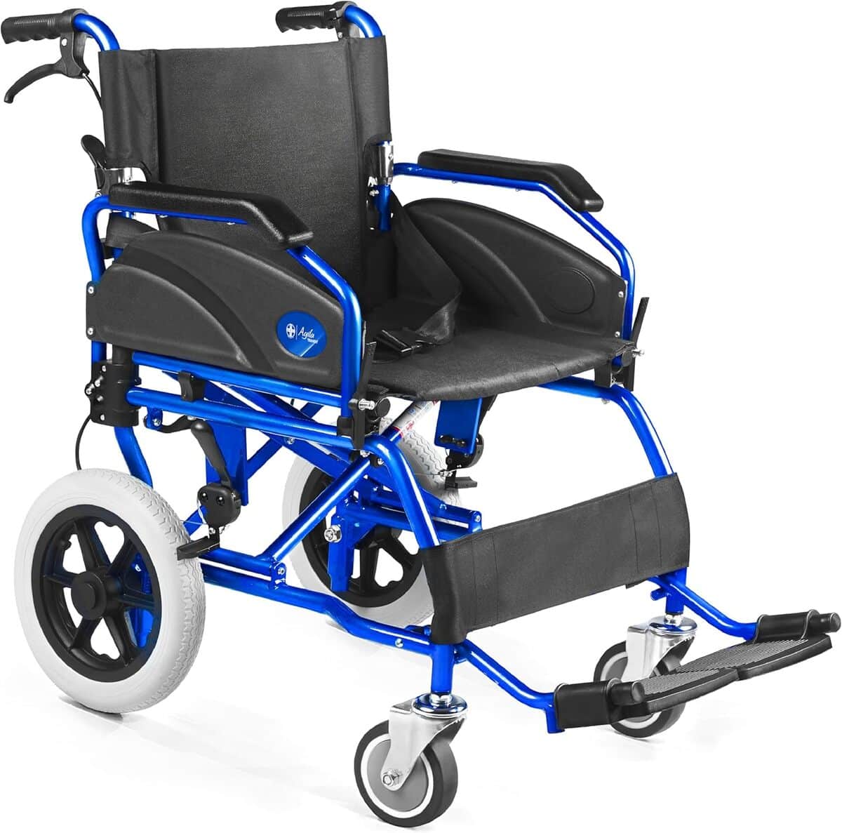 Test du fauteuil roulant pliable AIESI® AGILA TRANSIT : super-léger et sécurisé