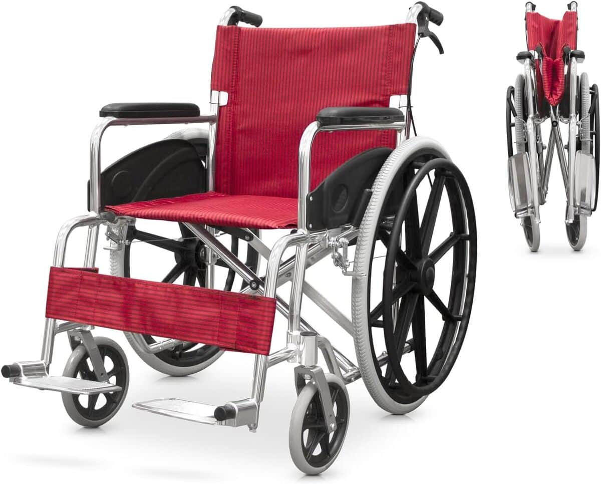 Test du fauteuil roulant pliant Quirumed en aluminium, léger et pratique