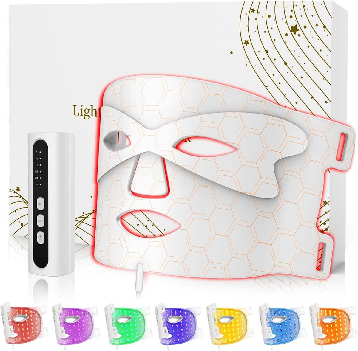 Test du masque LED visage Kimtar : luminothérapie anti-rides