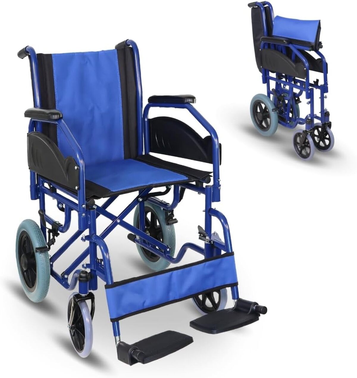 Test fauteuil roulant Mobiclinic Maestranza pliable et robuste