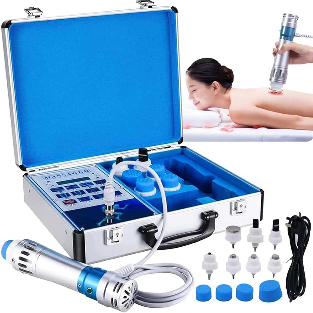 Test : masseur ED, soulagement de la douleur par ondes de choc