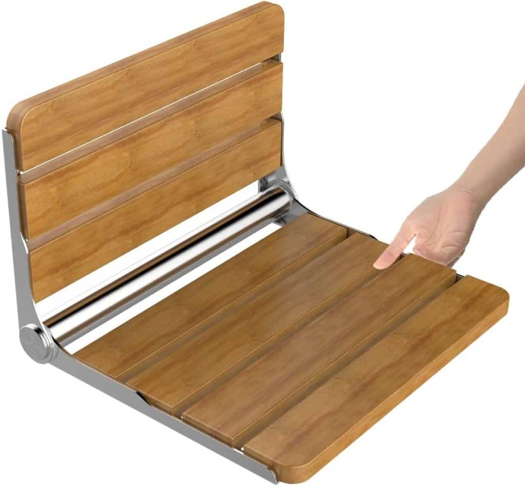 Test : siège de douche pliable mural Heuffe, confort et robustesse