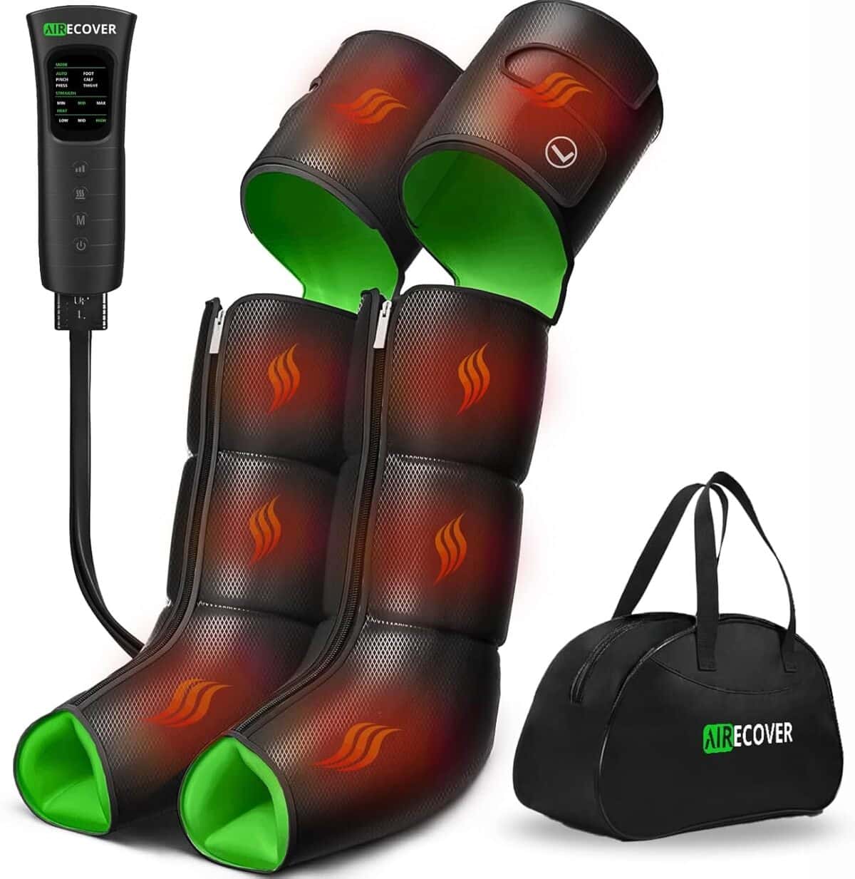 Test des bottes de compression avec chaleur et pressothérapie pour jambes lourdes