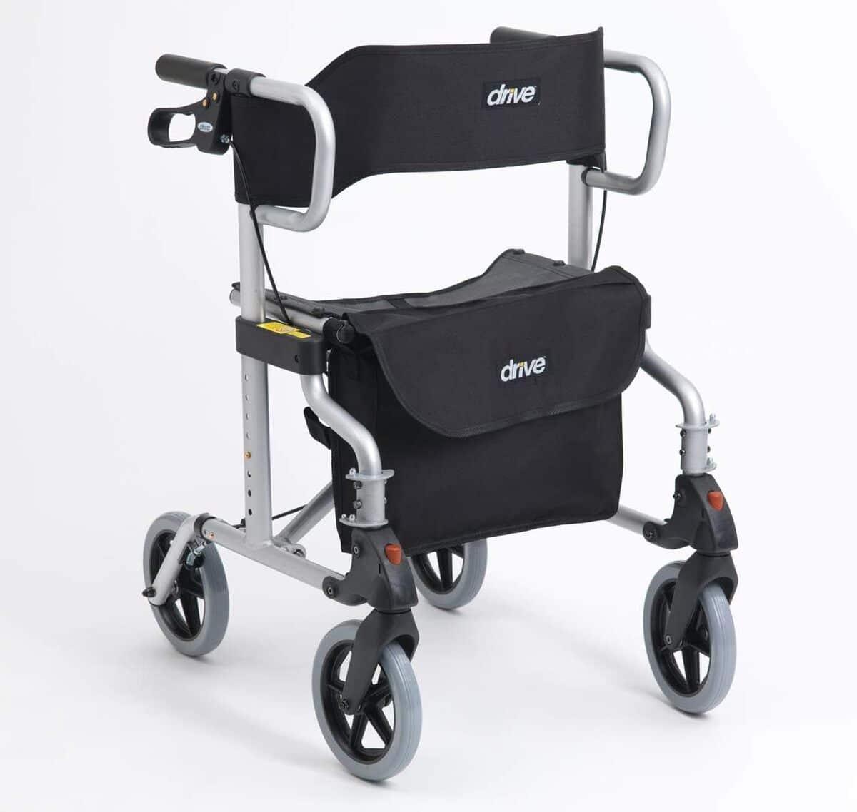 Test du déambulateur Drive DeVilbiss Diamond Deluxe argenté