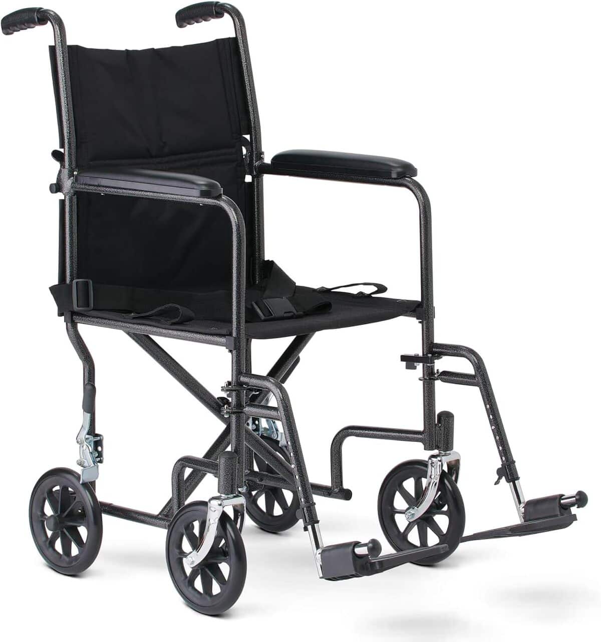 Test du fauteuil roulant Medline pliable en acier 48, 3 cm