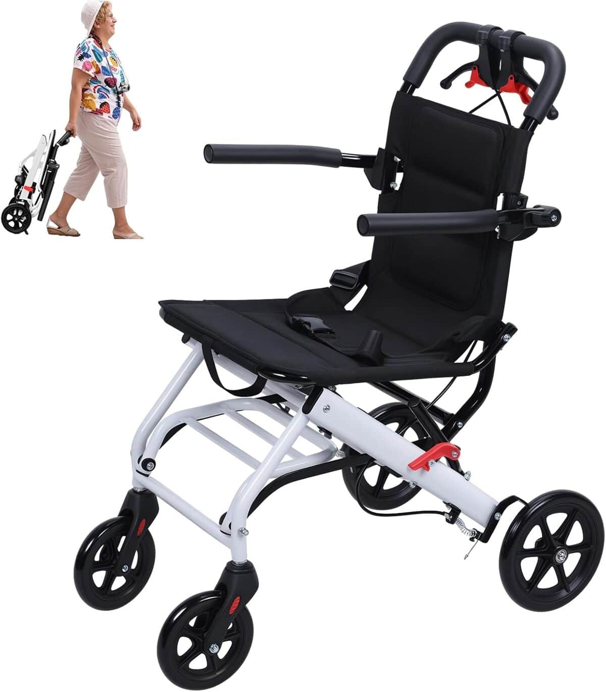 Test du fauteuil roulant pliable léger Cukoekim : praticité et confort