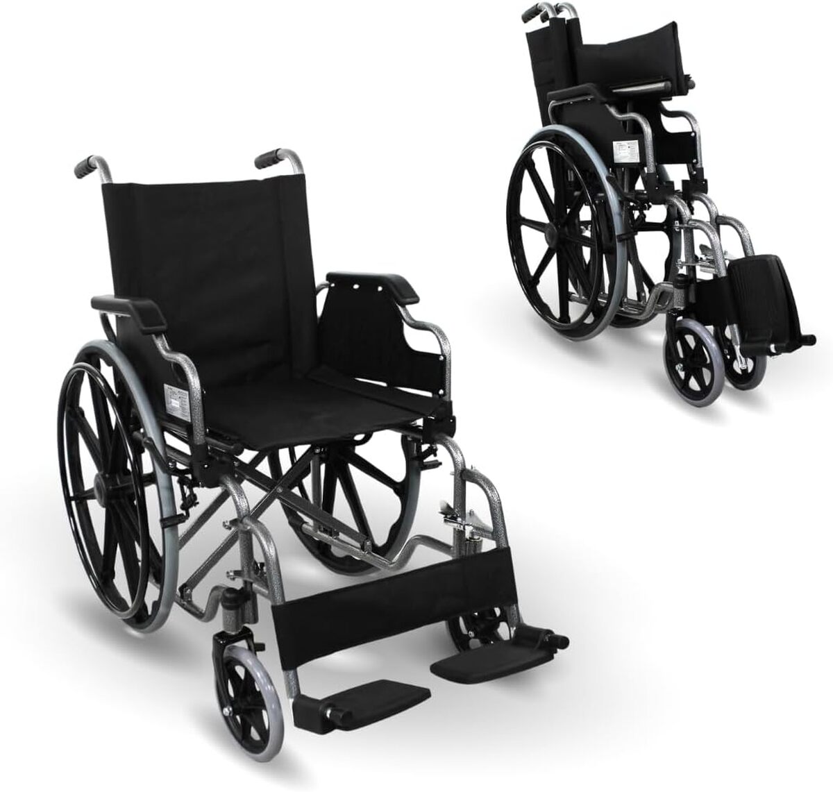 Test du fauteuil roulant pliable Mobiclinic Giralda 43 cm noir