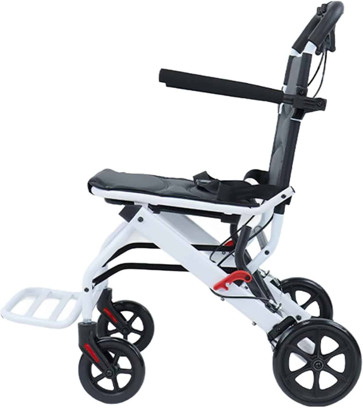 Test du fauteuil roulant pliable ultra léger 8, 2 kg
