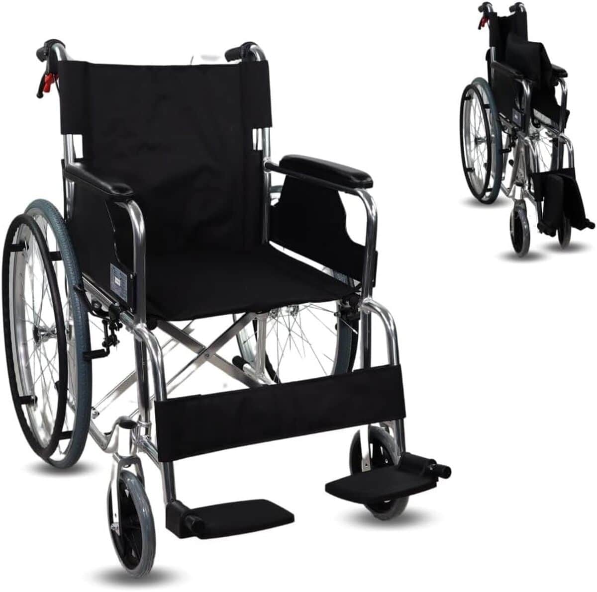 Test fauteuil roulant Mobiclinic palacio : pliant et léger