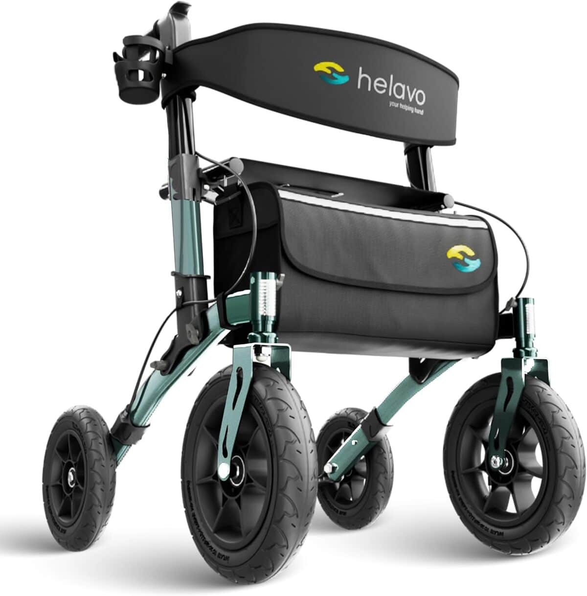 Test Helavo déambulateur 4 roues : léger et tout-terrain
