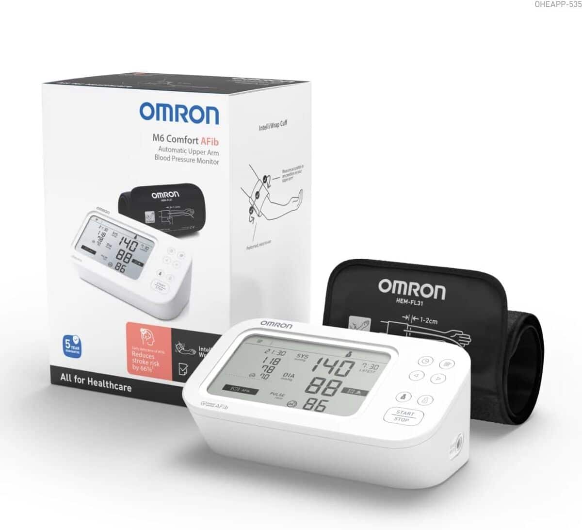 Test Omron M6 Comfort : tensiomètre avec détection AFib
