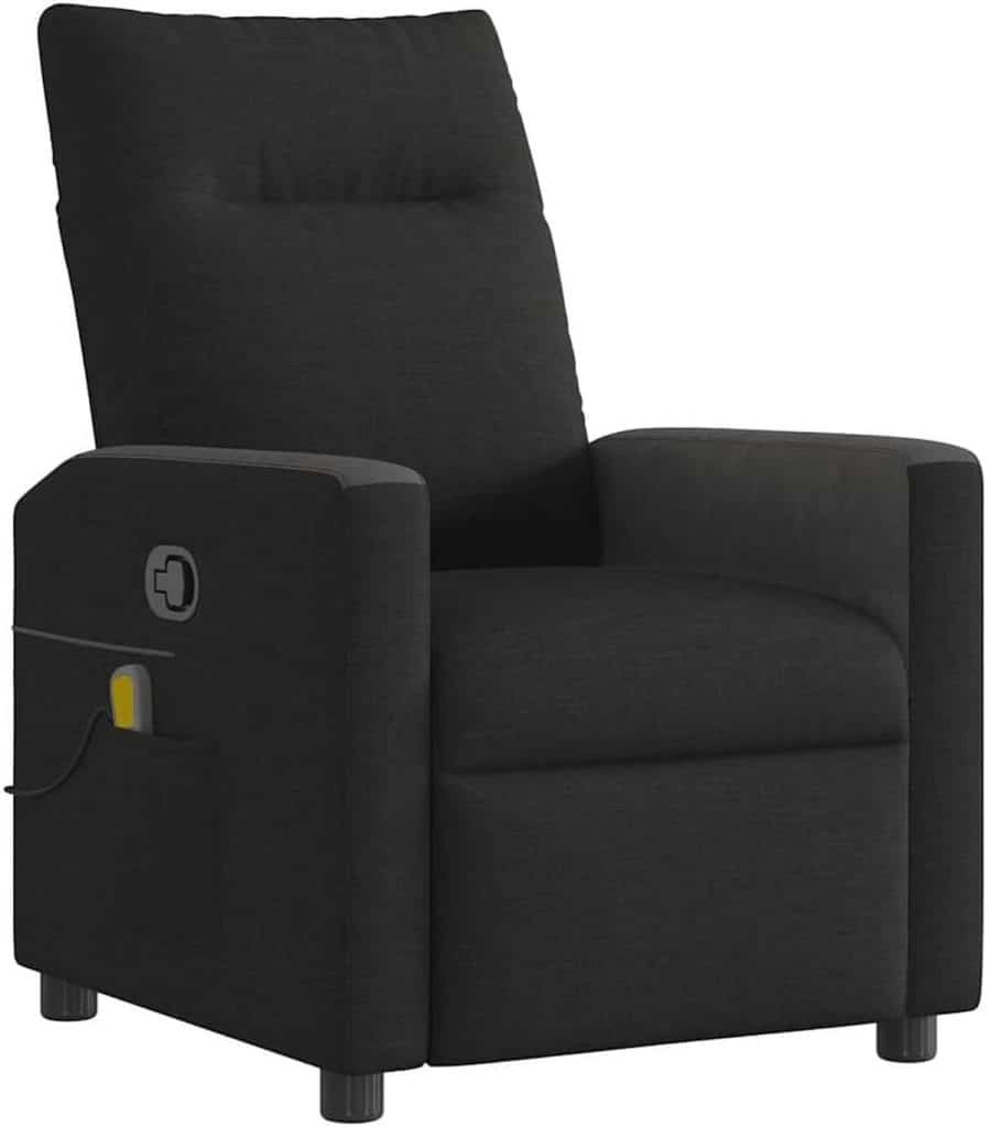 Avis sur le fauteuil de massage inclinable vidaXL noir