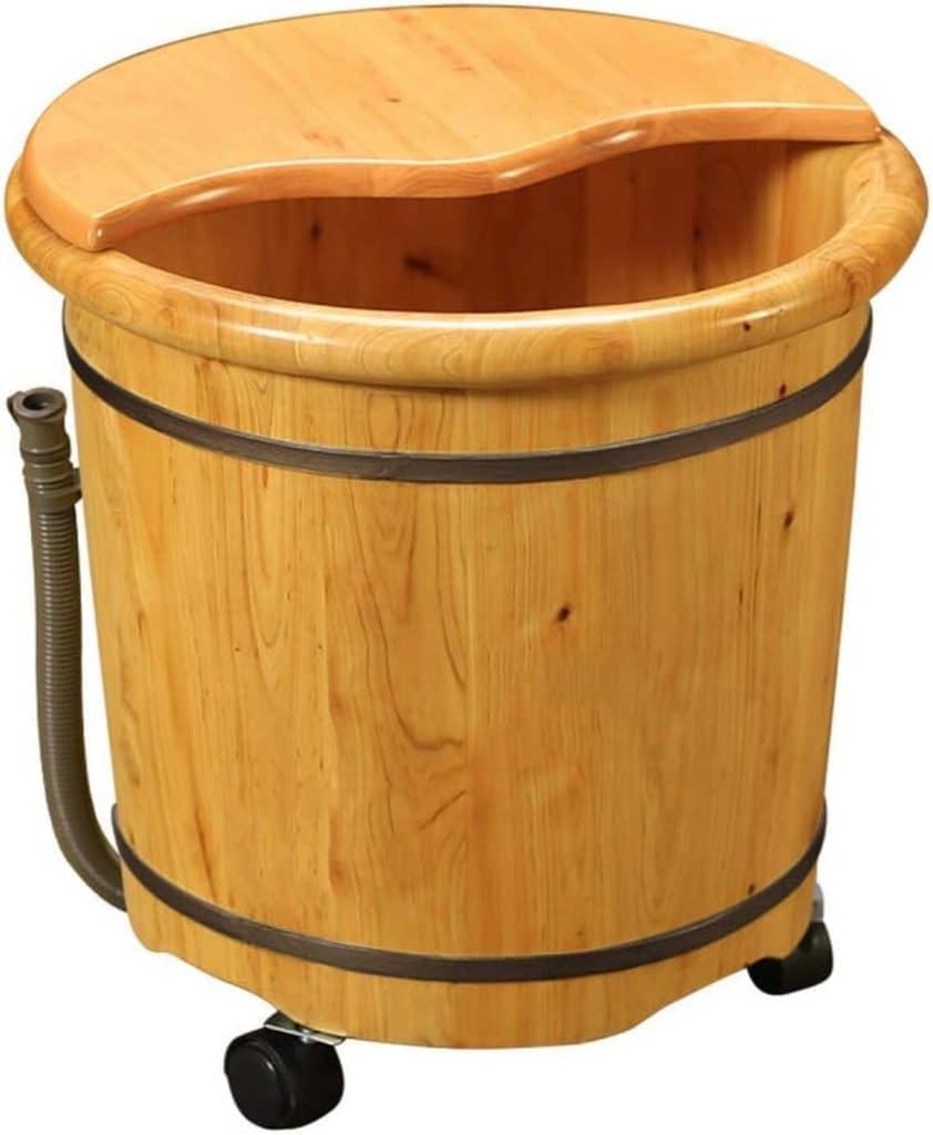 Test du bassin de bain en bois TAOZUYING 42x40 cm