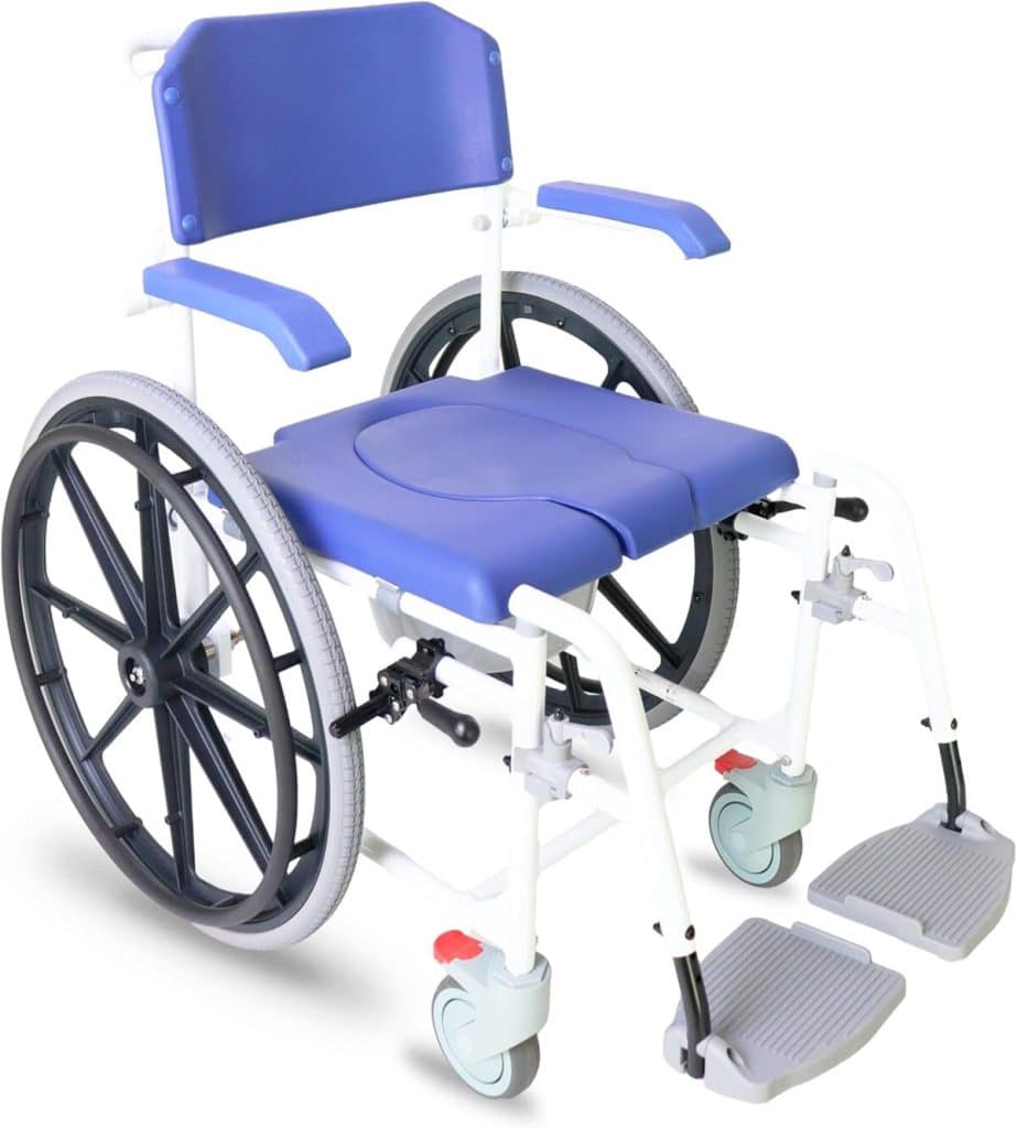 Test du fauteuil roulant douche KMINA PRO : pratique et polyvalent