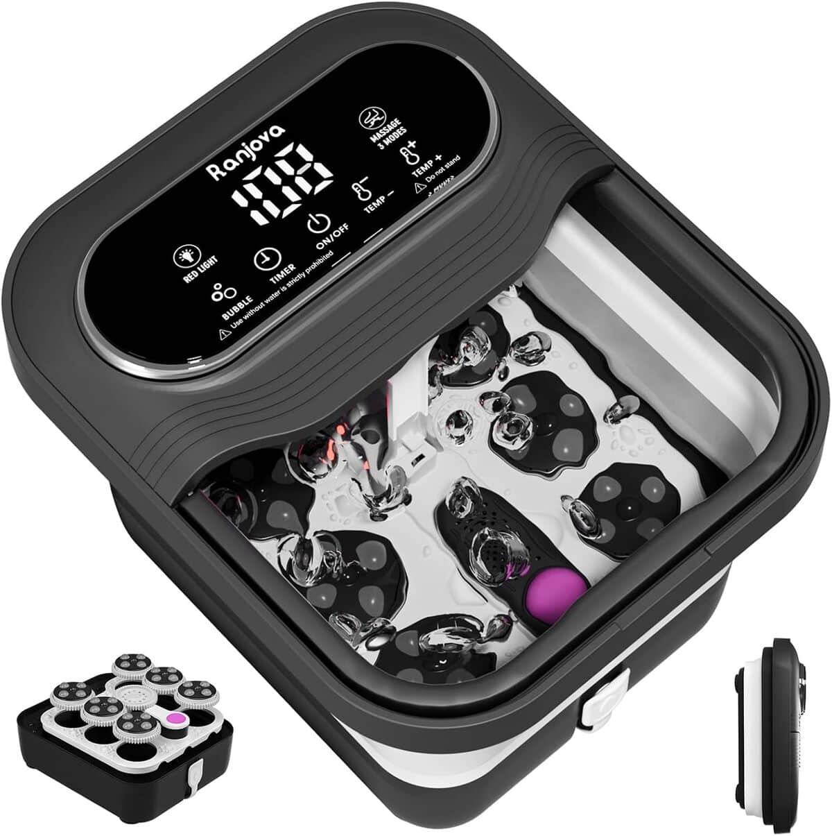 Test Ranjova bain de pieds électrique shiatsu pliable