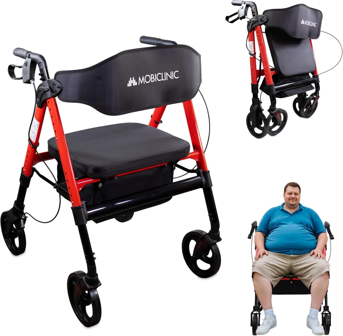 Test du déambulateur pliable Mobiclinic Madeira XXL