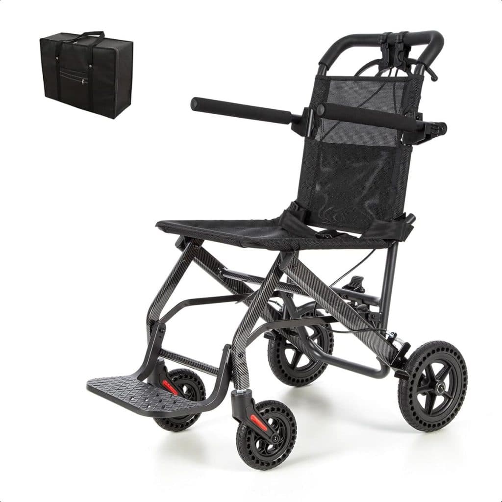 Test du fauteuil roulant pliant Care-Parents : ultraléger et pratique